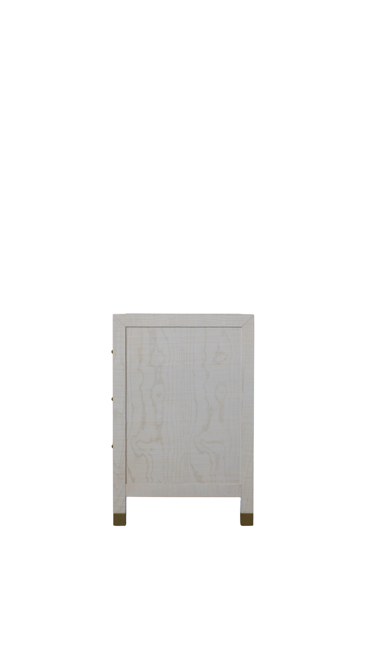 Corpus 3 Drawer Nightstand / White