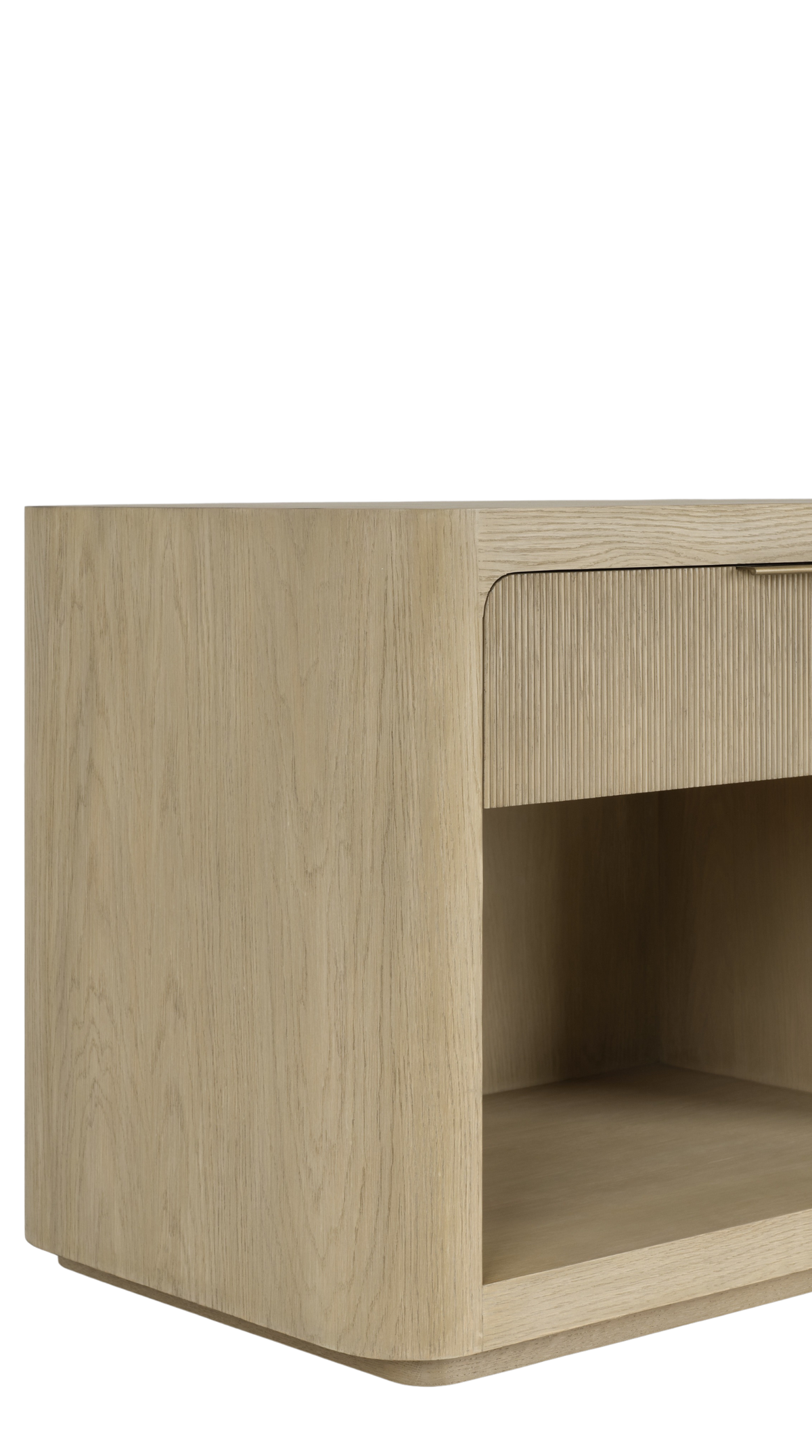 Sedona Nightstand - Open, 32W - Finish Greige Oak