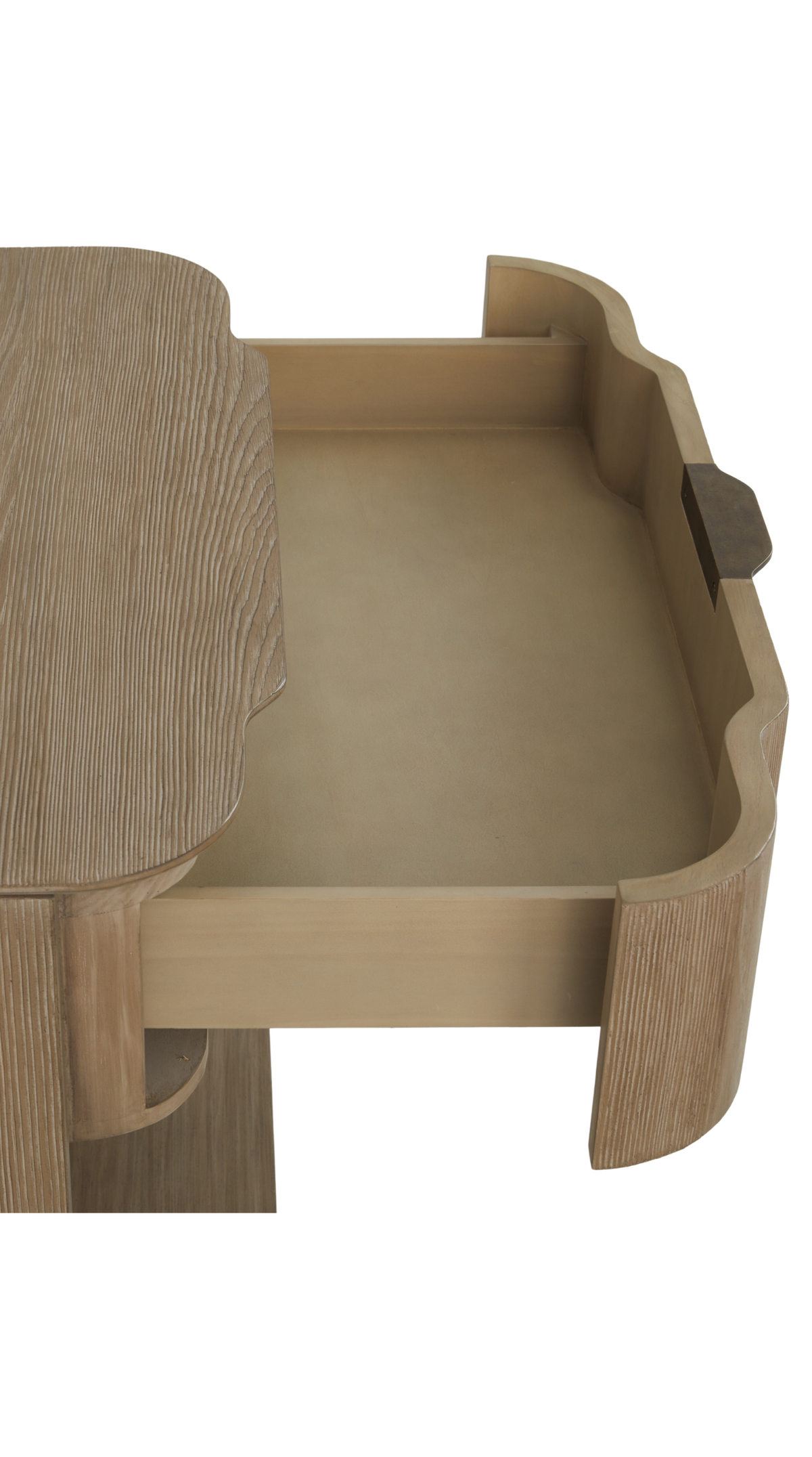 Kyoto Nightstand - Open, 32W - Finish Greige Fir