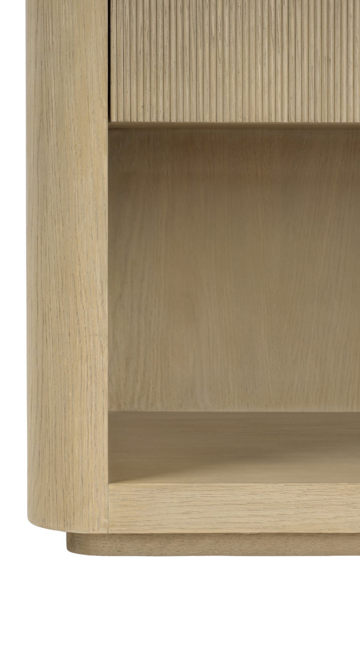 Sedona Nightstand - Open, 32W - Finish Greige Oak