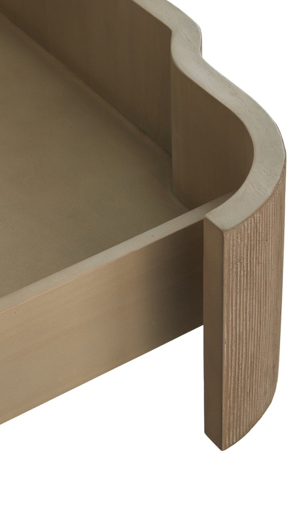 Kyoto Nightstand - Open, 32W - Finish Greige Fir