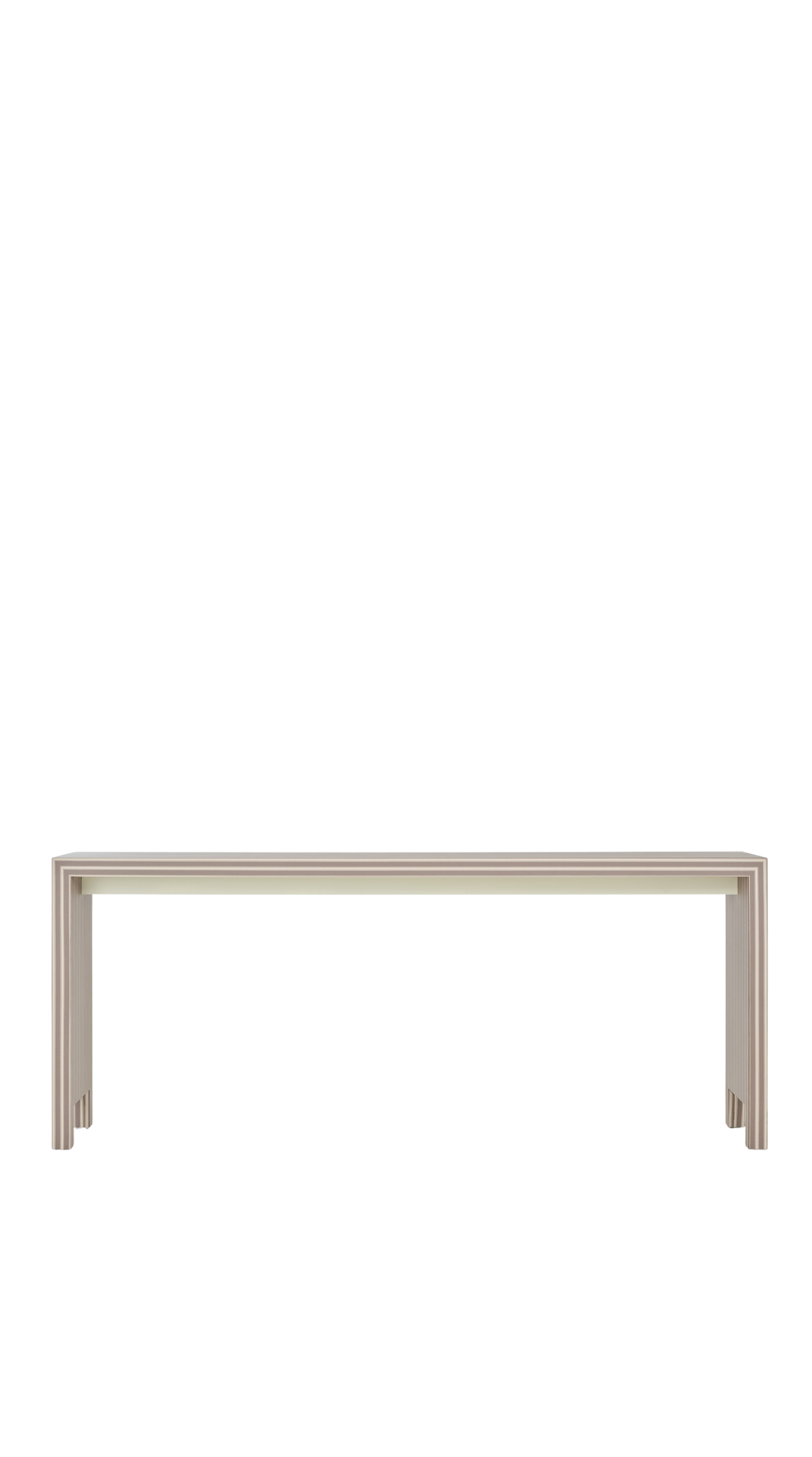 Hale Console Table - Brown Stripe