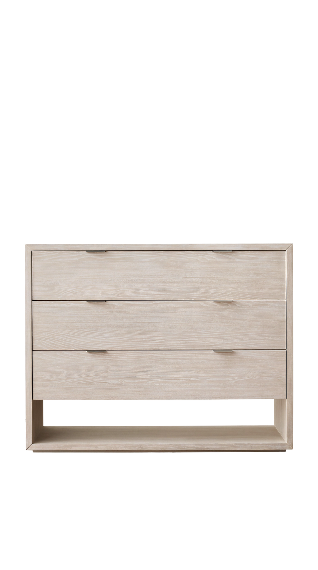 Landry Drawer Dresser - 03 Drawers / Whitewashed Ash