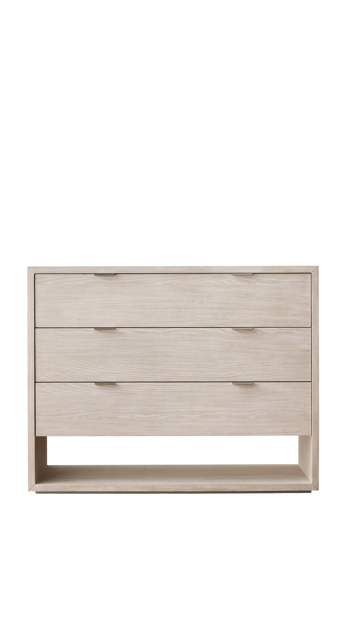 Landry Drawer Dresser - 03 Drawers / Whitewashed Ash