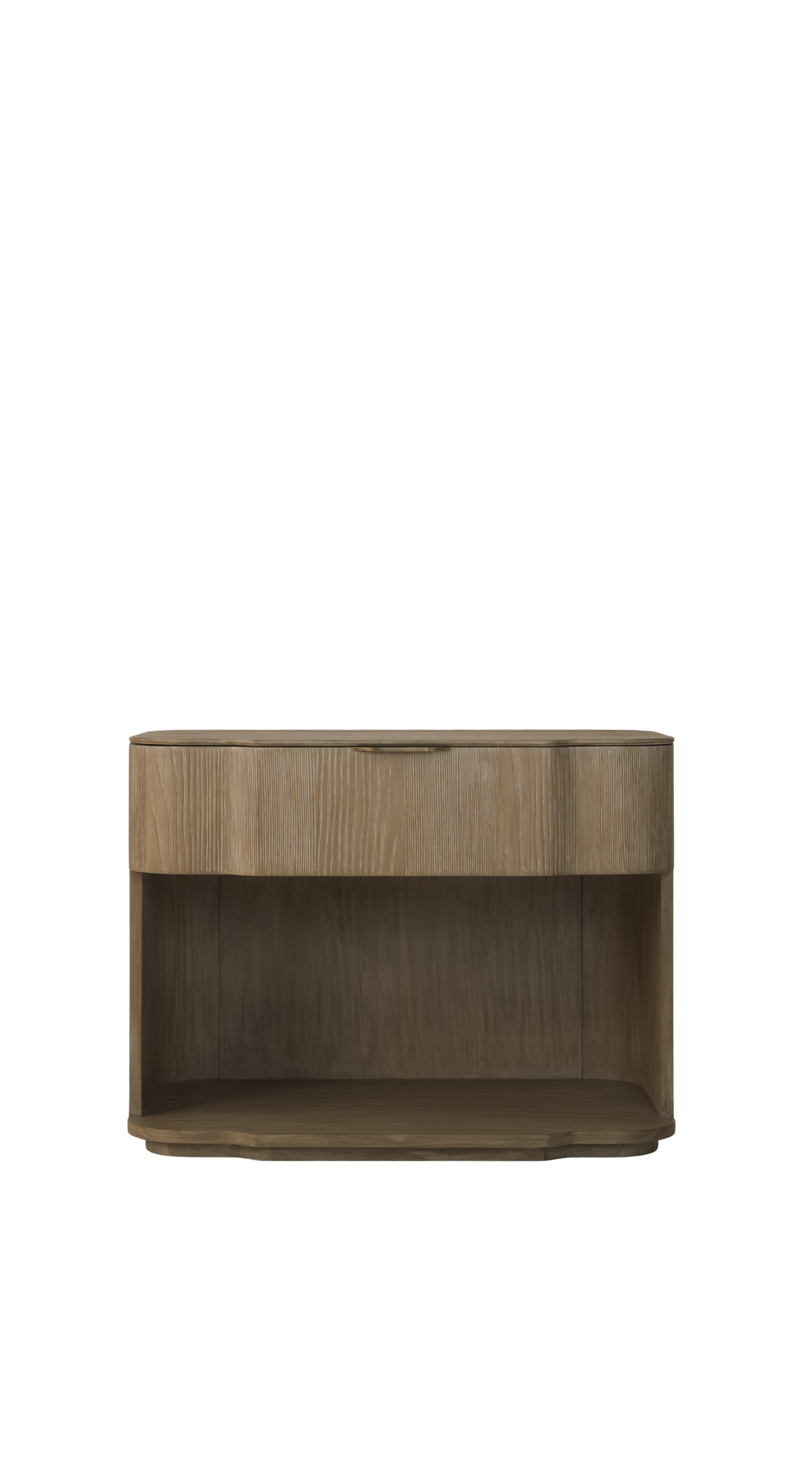 Kyoto Nightstand - Open, 32W - Finish Greige Fir
