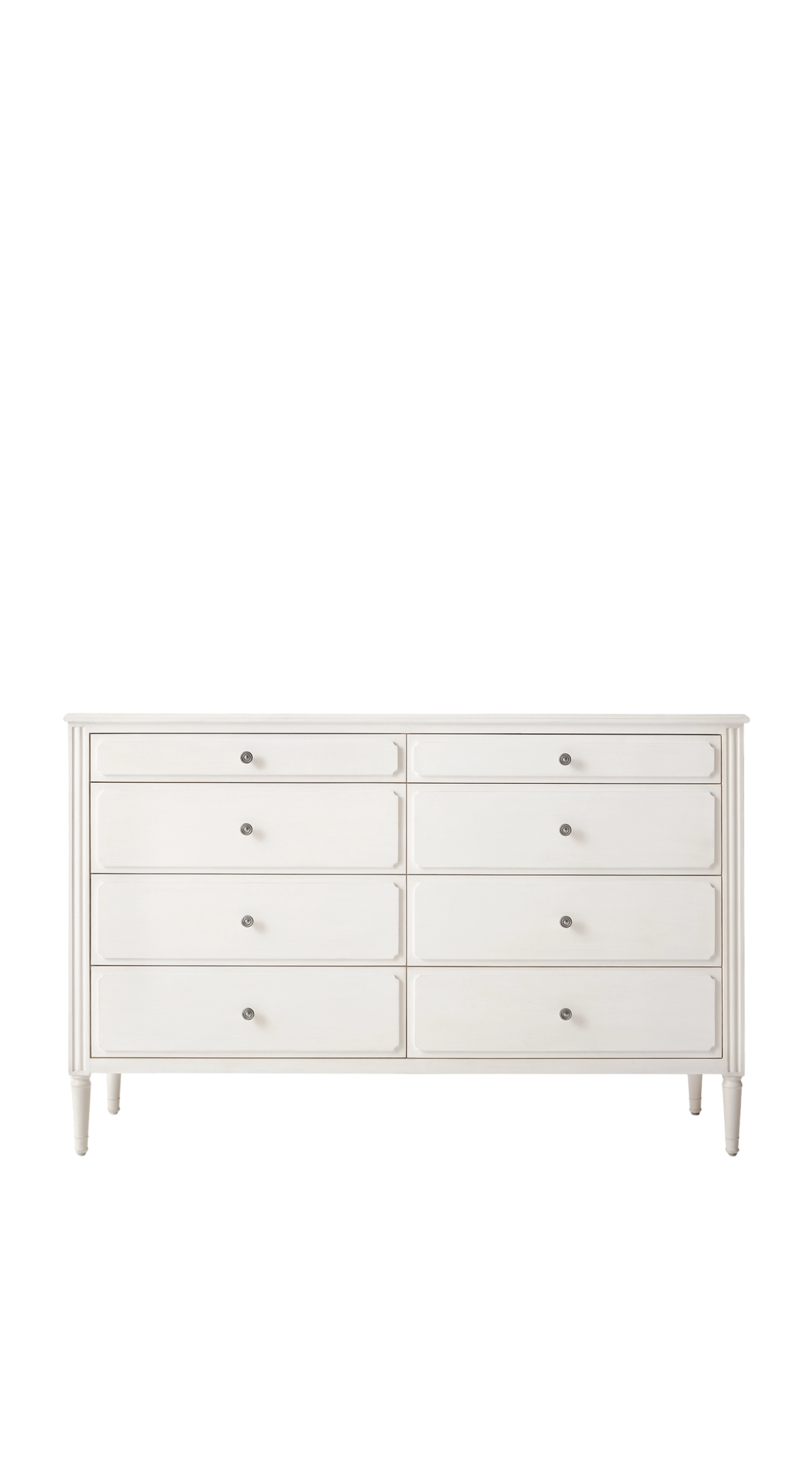 Marcelle Wide Dresser - French White