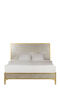 Gilded Star Mirror Bed