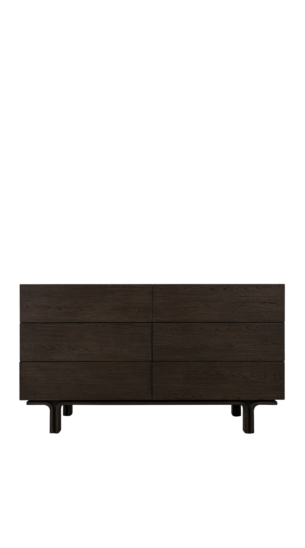 Labyrinth Wide Dresser - 6 Drawers - Finish Umber Oak