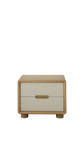 SP25 Monza Nightstand - 2 Drawers, Delta 0050 Petrol (0508)