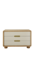 SP25 Monza Nightstand - 3 Drawers, Delta 0050 Petrol (0508)