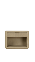 Sedona Nightstand - Open, 32W - Finish Greige Oak