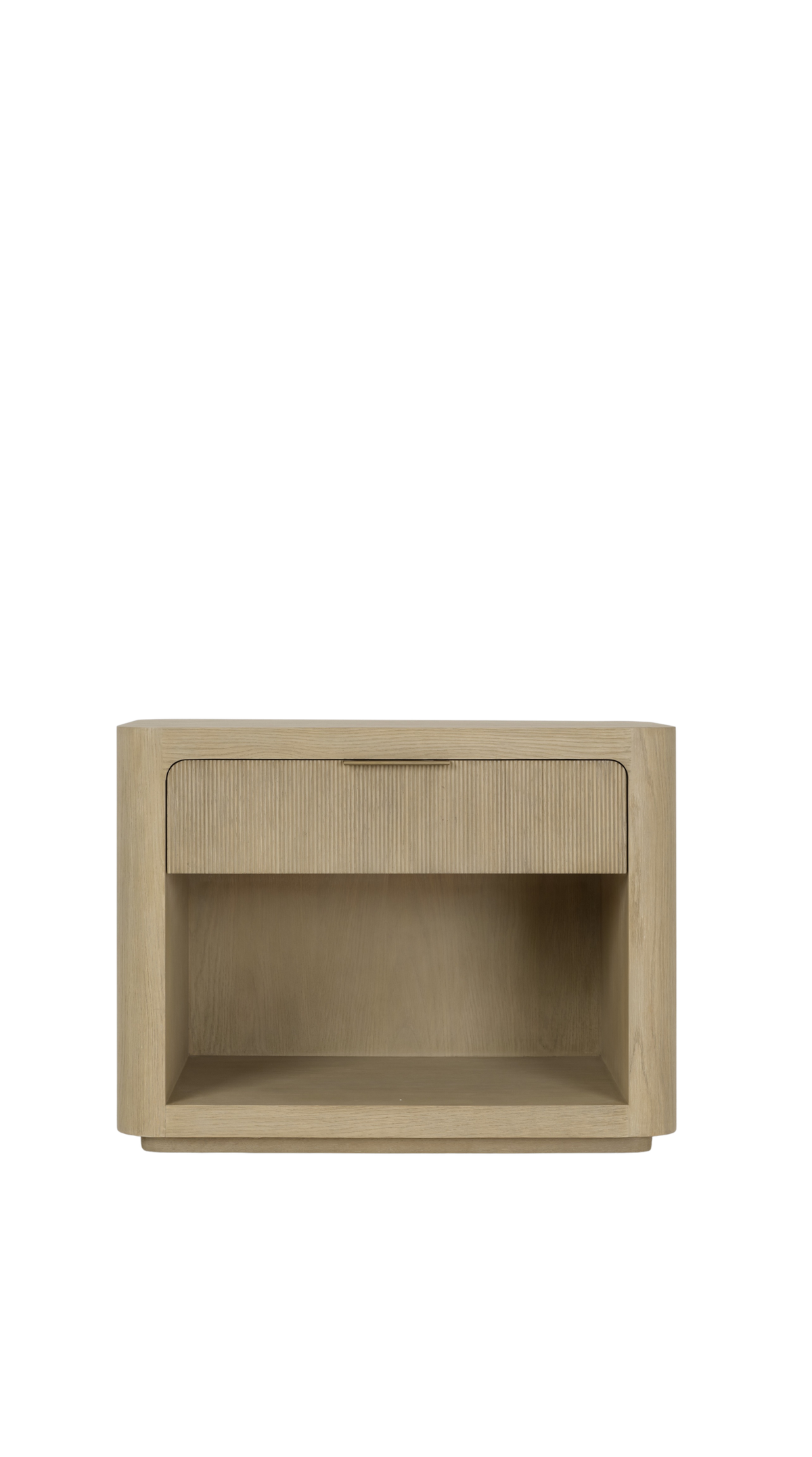 Sedona Nightstand - Open, 32W - Finish Greige Oak
