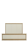 San Marcos Panel Bed - Upholstered, US King, Standard FB