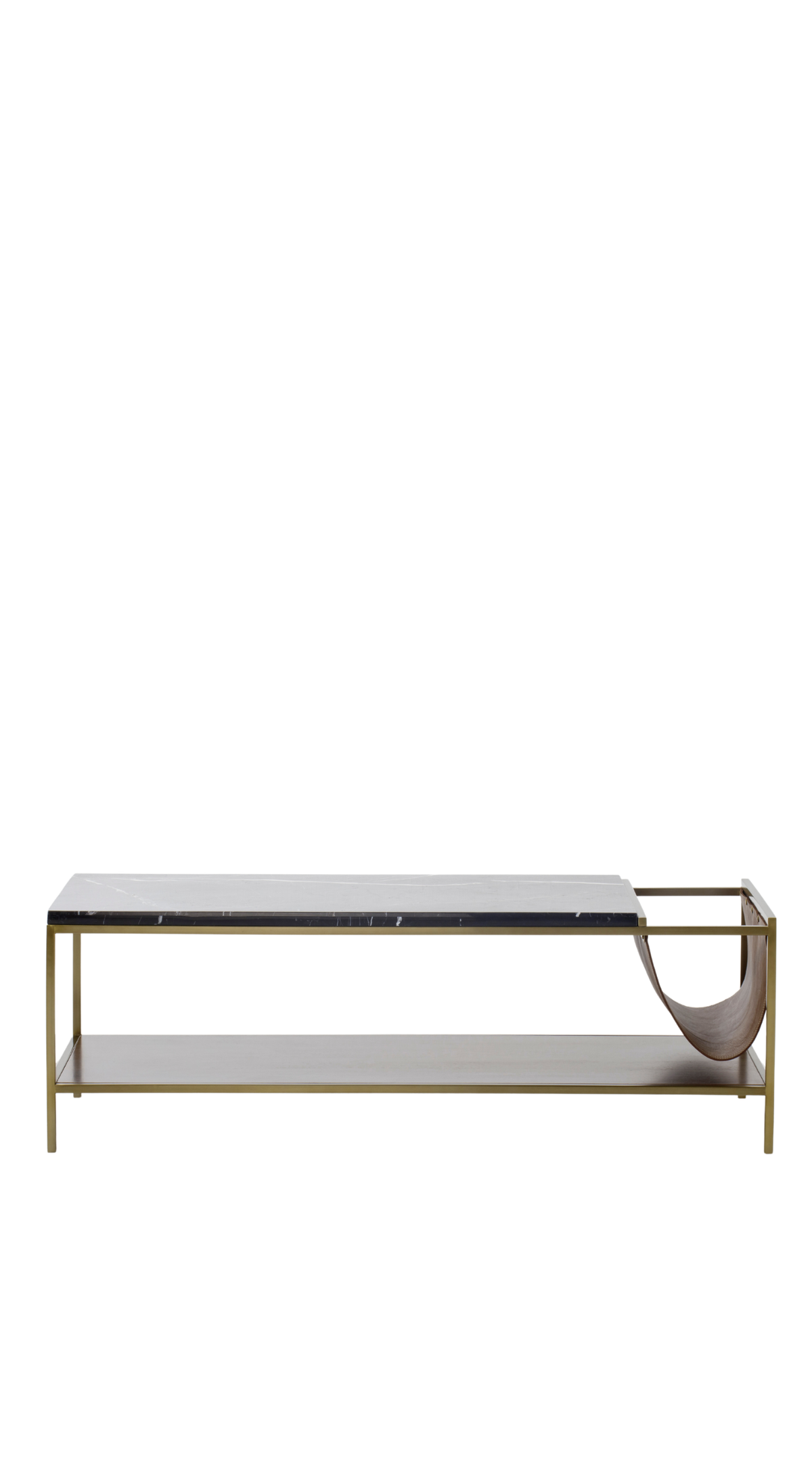 Chester Rectangle Coffee Table (with Magazine Rack)