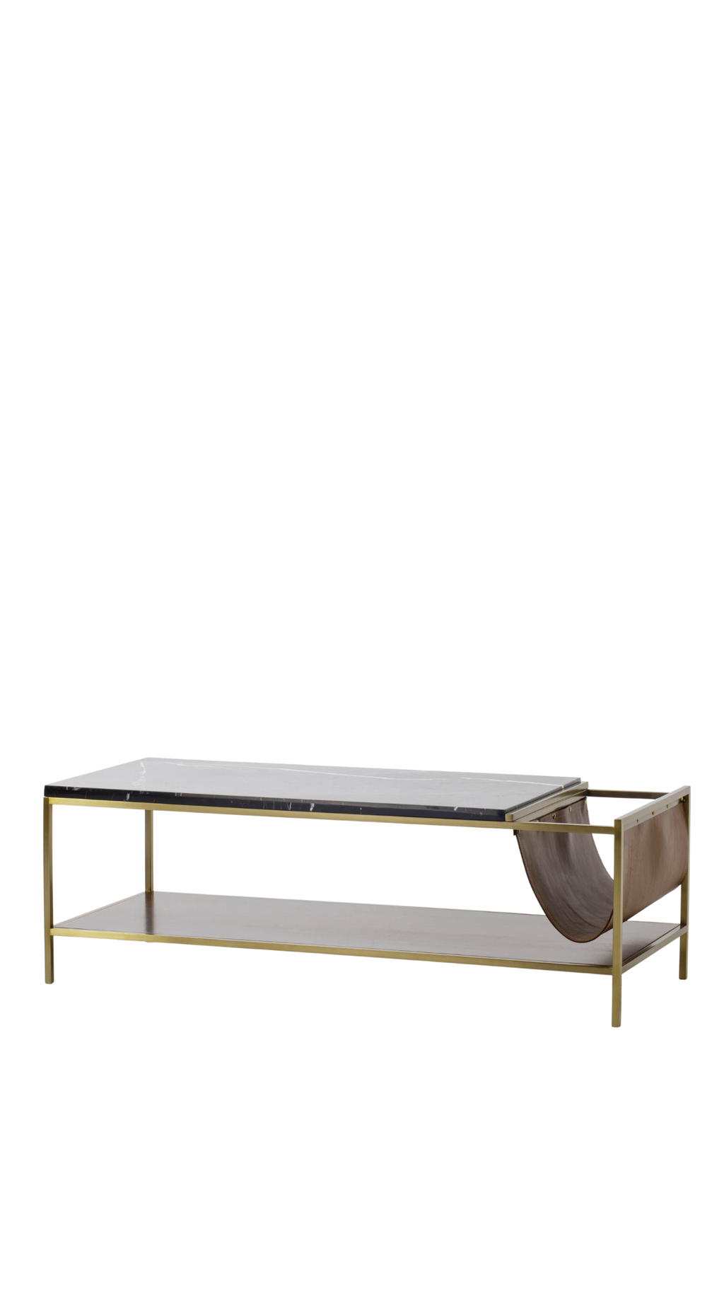 Chester Rectangle Coffee Table (with Magazine Rack)