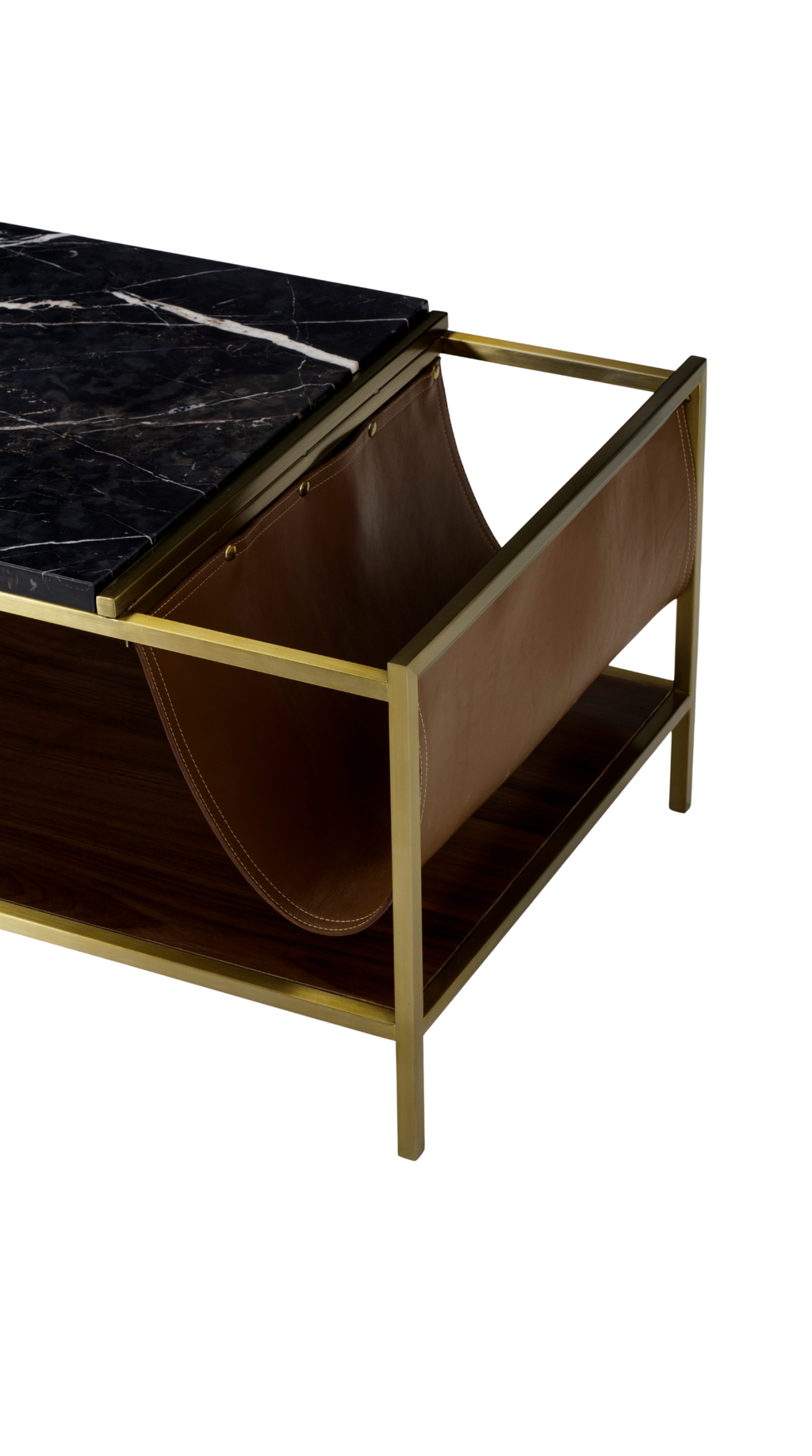 Chester Rectangle Coffee Table (with Magazine Rack)
