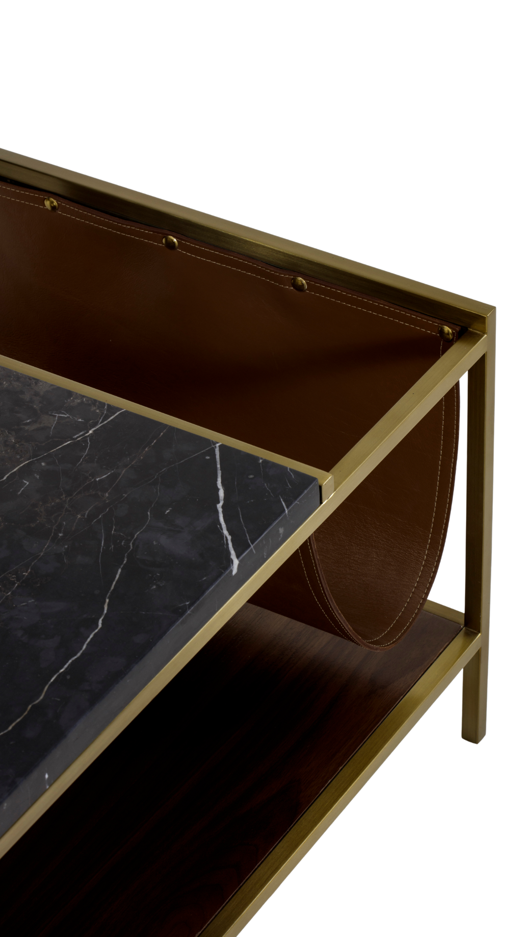Chester Rectangle Coffee Table (with Magazine Rack)