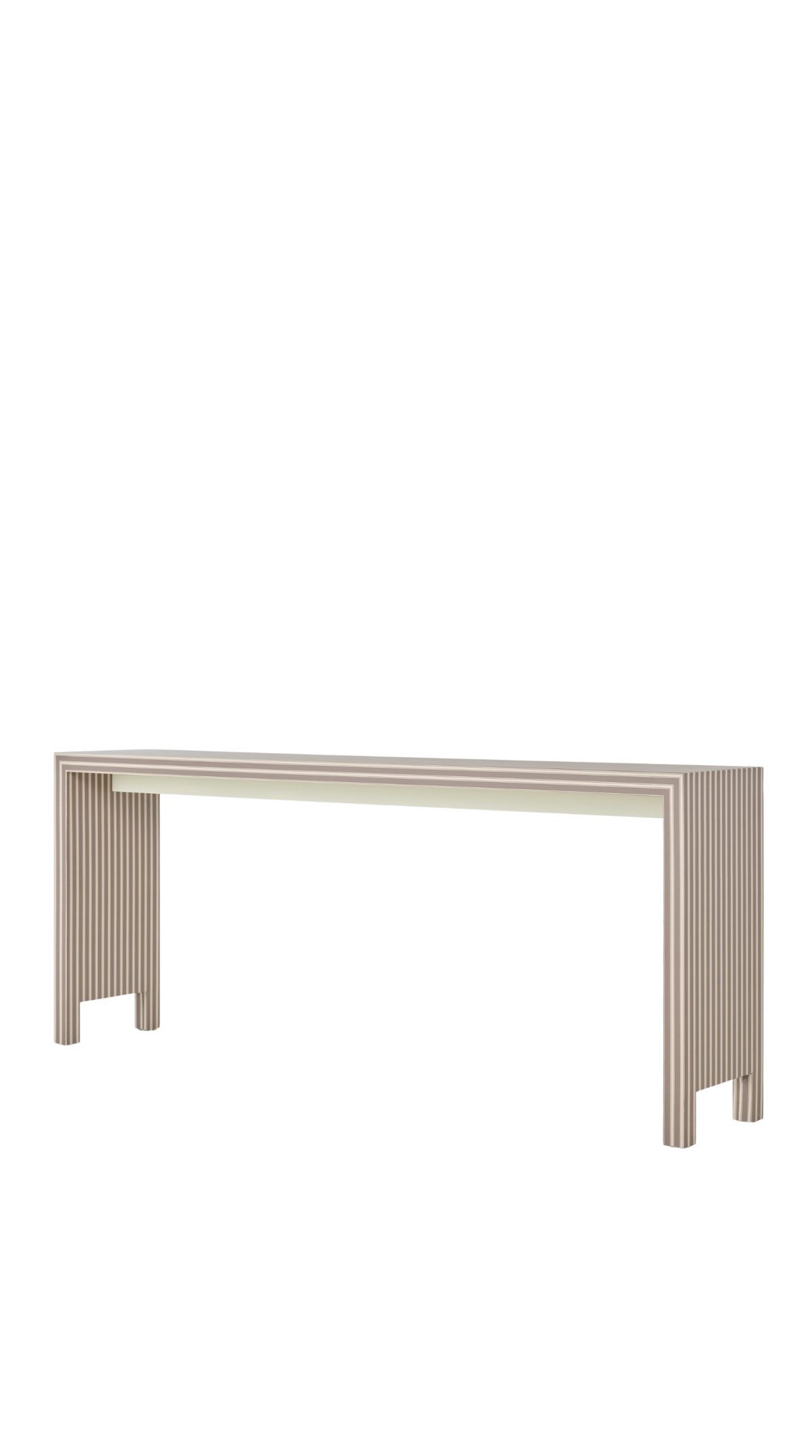 Hale Console Table - Brown Stripe
