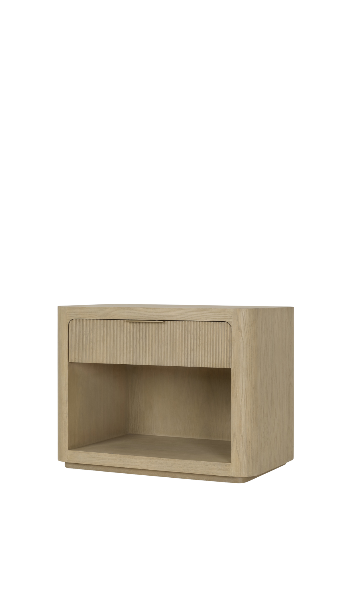 Sedona Nightstand - Open, 32W - Finish Greige Oak