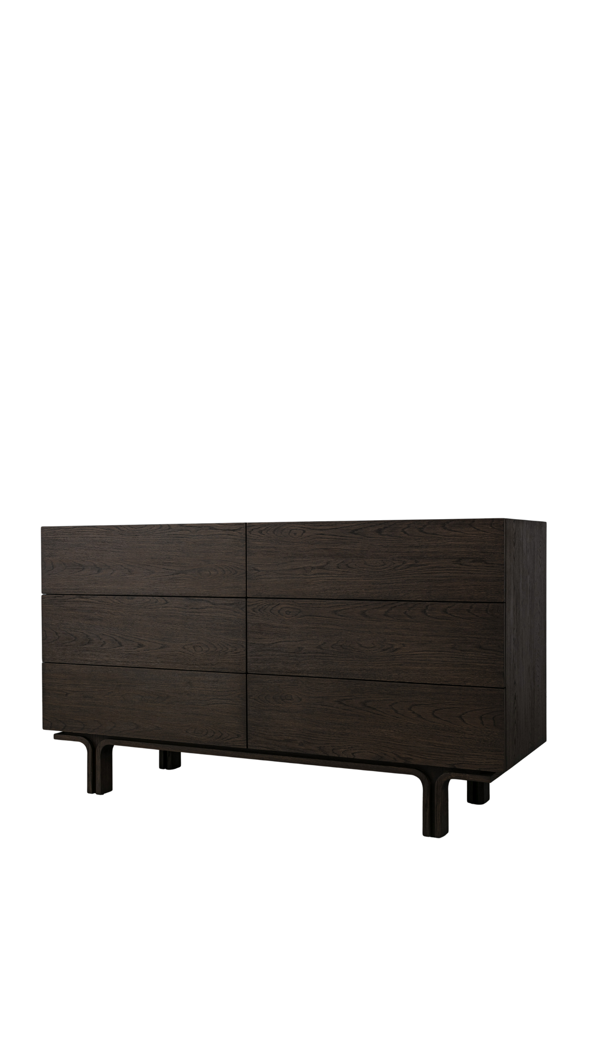 Labyrinth Wide Dresser - 6 Drawers - Finish Umber Oak