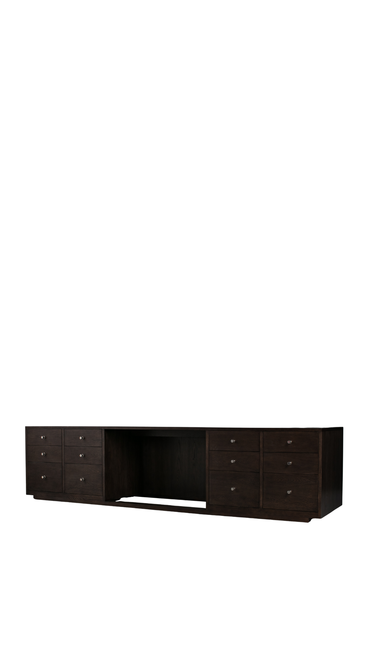 Gilcrest King Bed - w Integrated Nightstands & Desk