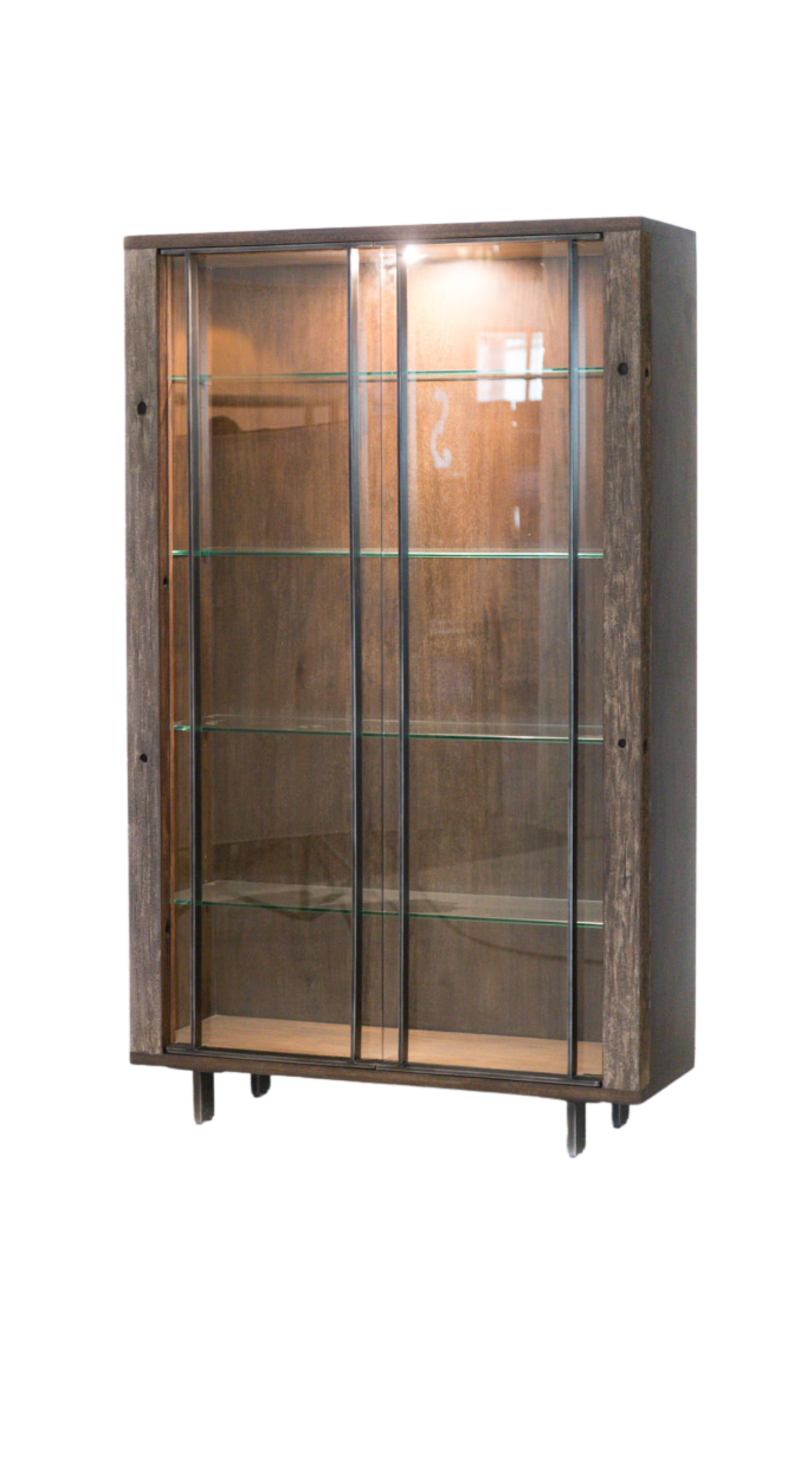 Geoff Bookcase - with Glass Shelves