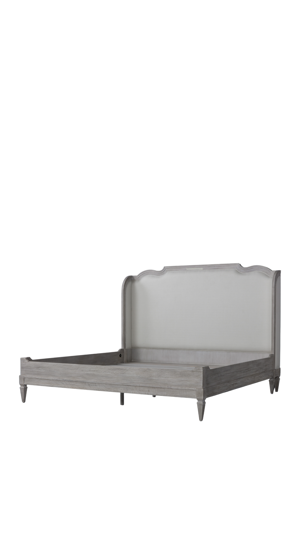 B2 Bed / White Rustic Oak