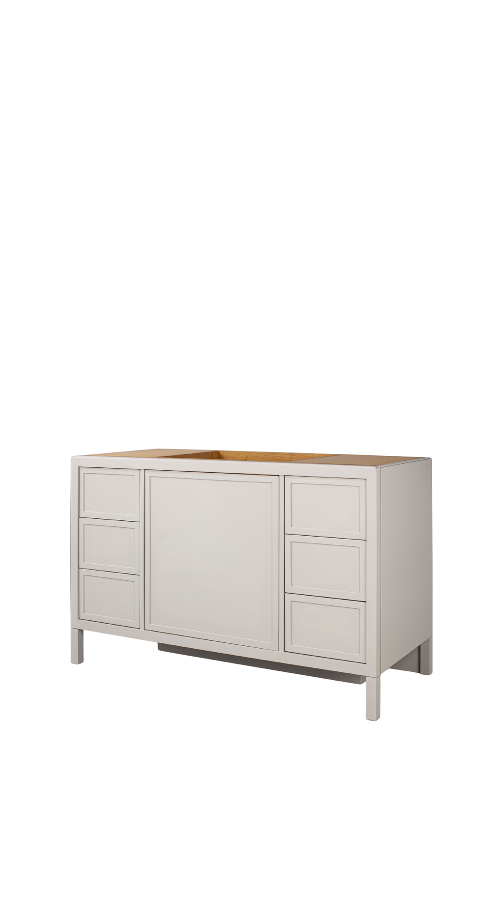 Kalea Vanity - Narrow Rail Shaker, 54W / Cashmere Grey