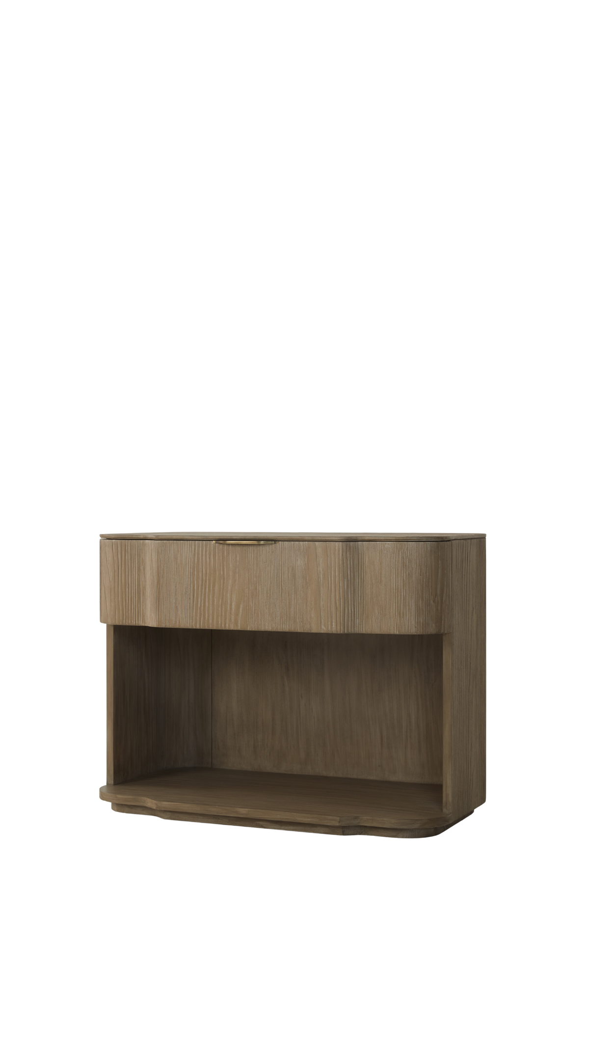 Kyoto Nightstand - Open, 32W - Finish Greige Fir