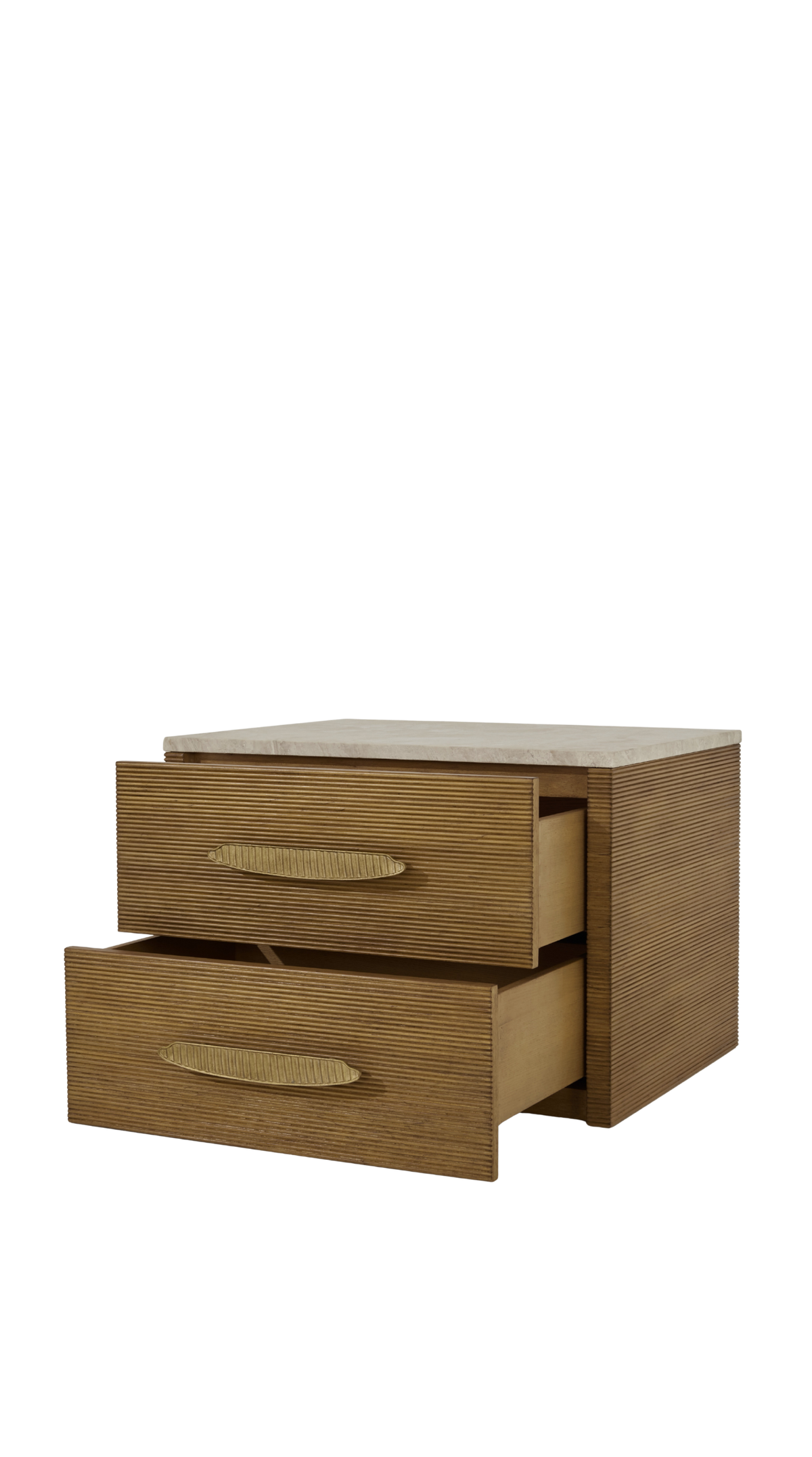 Marilyn Nightstand - 2 Drawer, 26W - Finish Antique