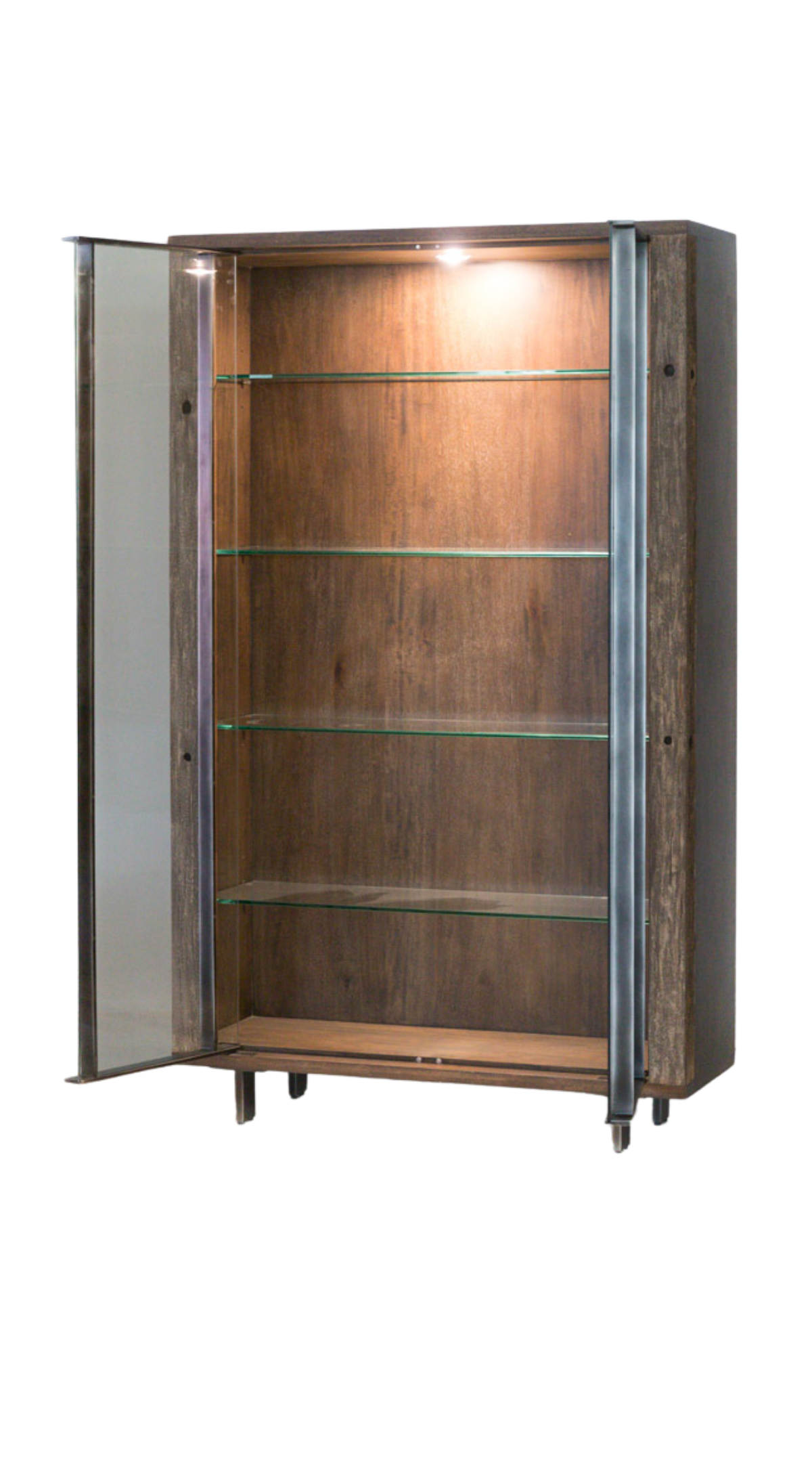 Geoff Bookcase - with Glass Shelves