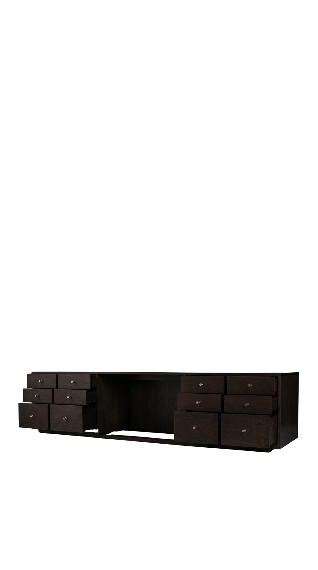 Gilcrest King Bed - w Integrated Nightstands & Desk