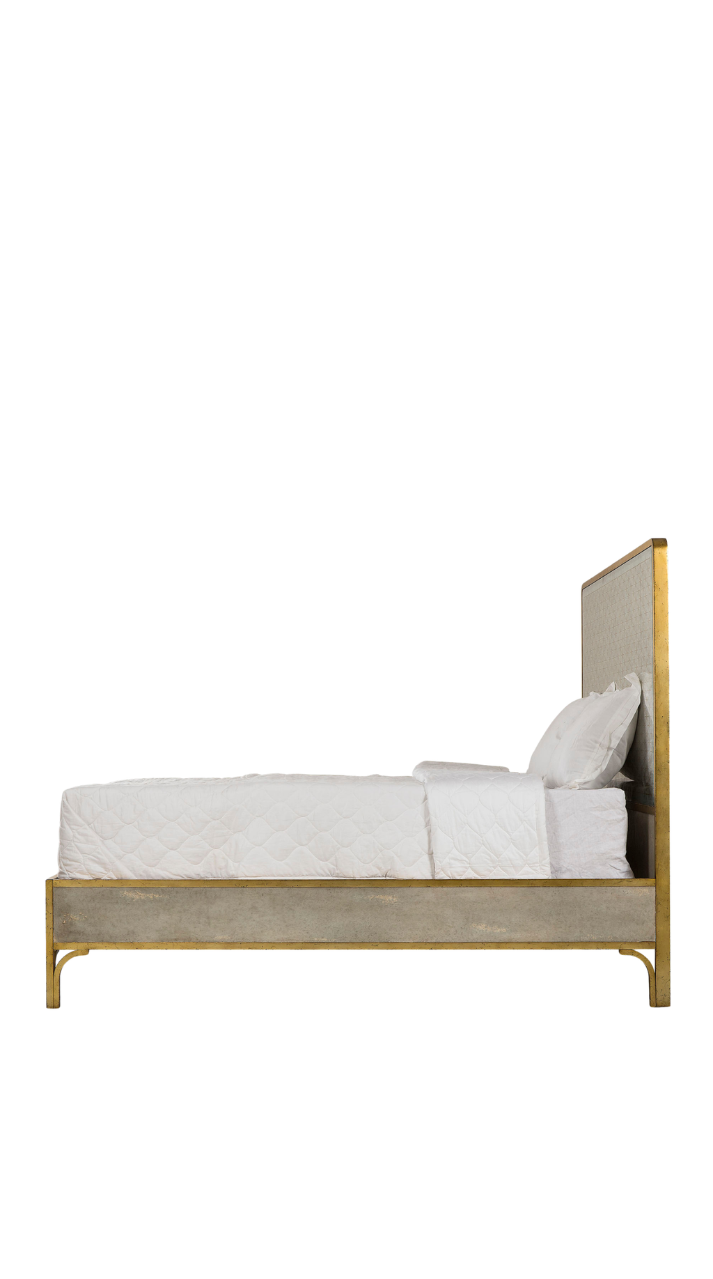 Gilded Star Mirror Bed