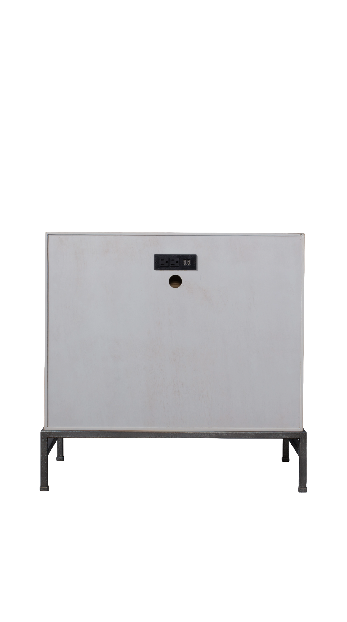 B2 Bedroom Nightstand / White Rustic Oak