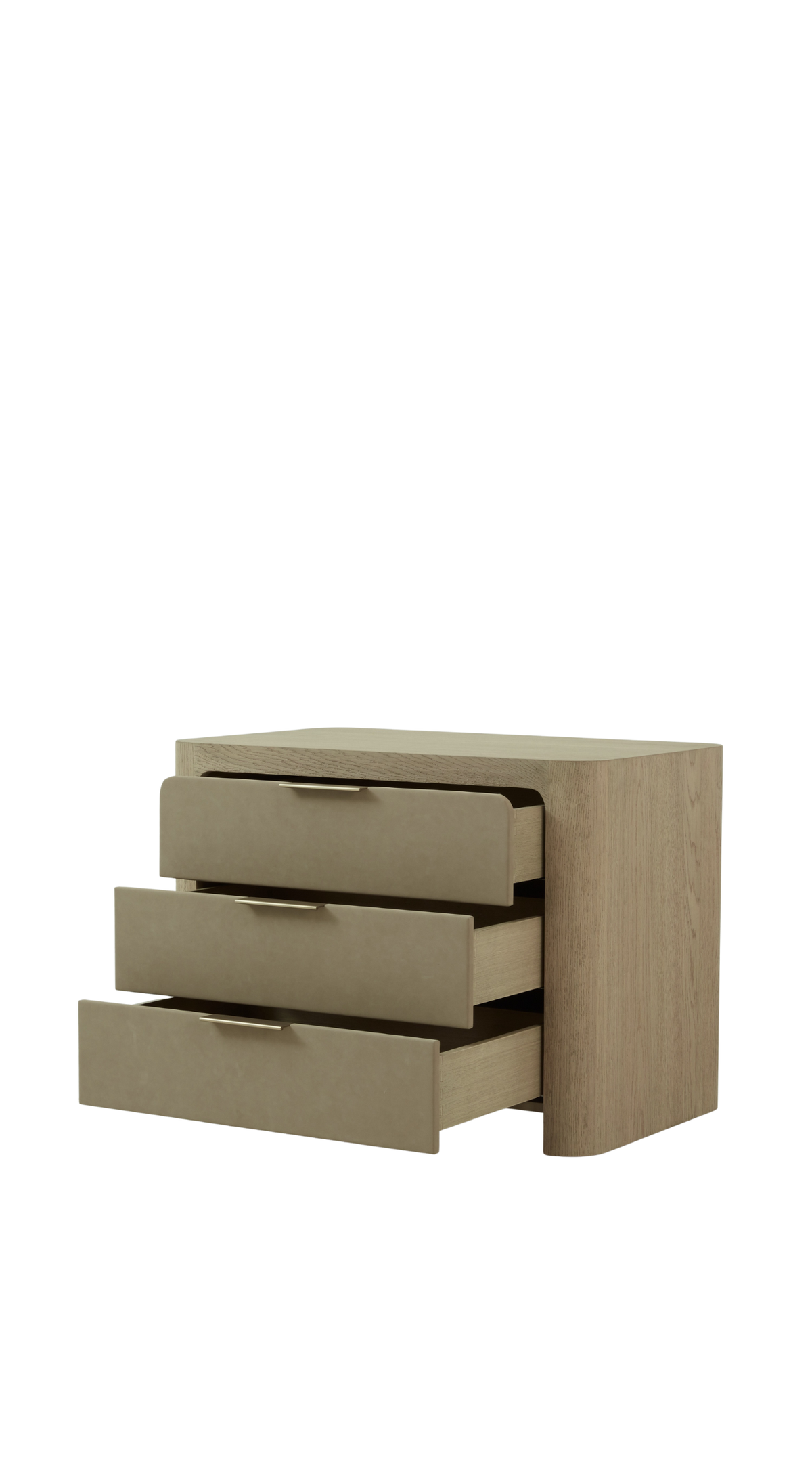 Sedona Nightstand - Closed, 32W, Leather Version