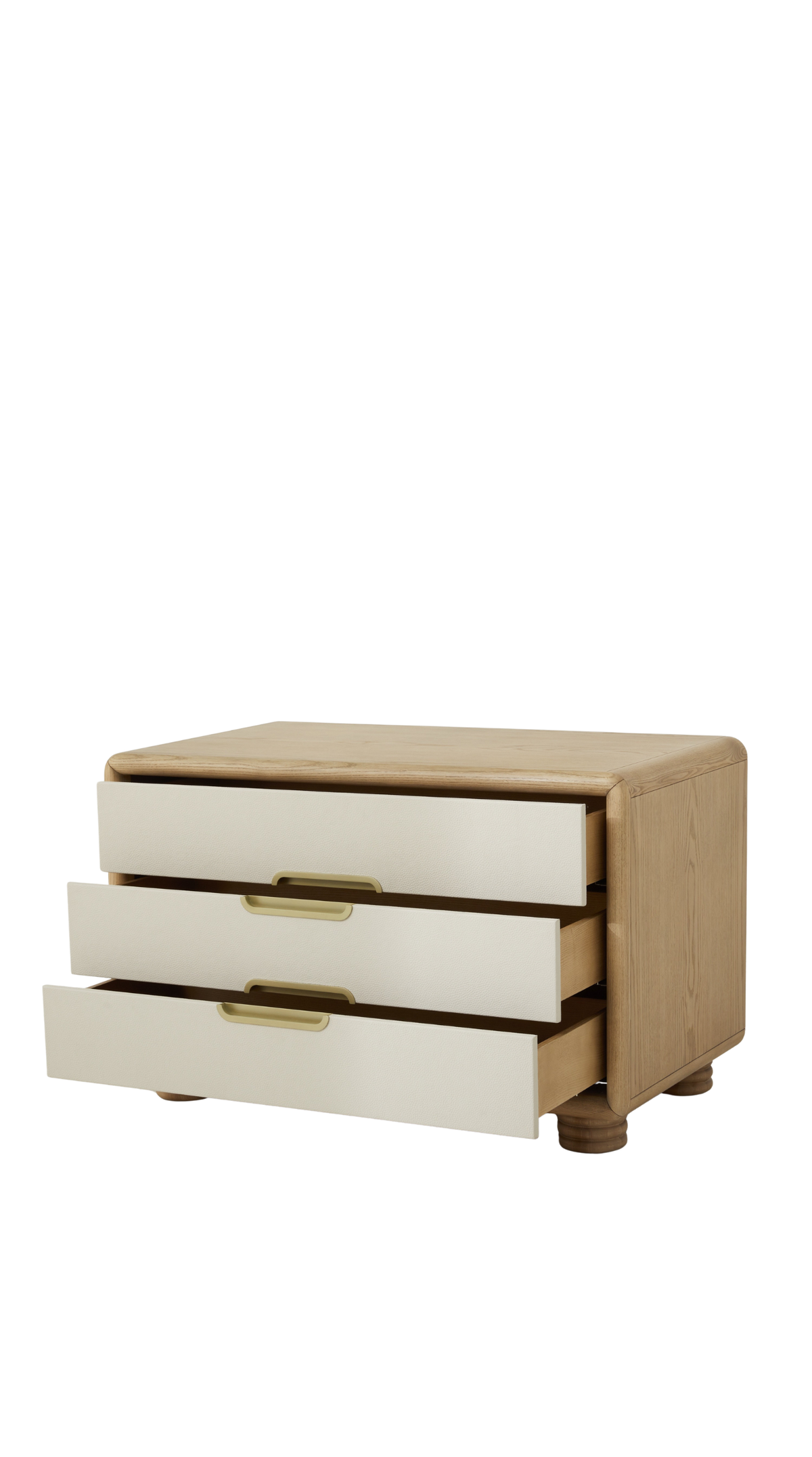 SP25 Monza Nightstand - 3 Drawers, Delta 0050 Petrol (0508)
