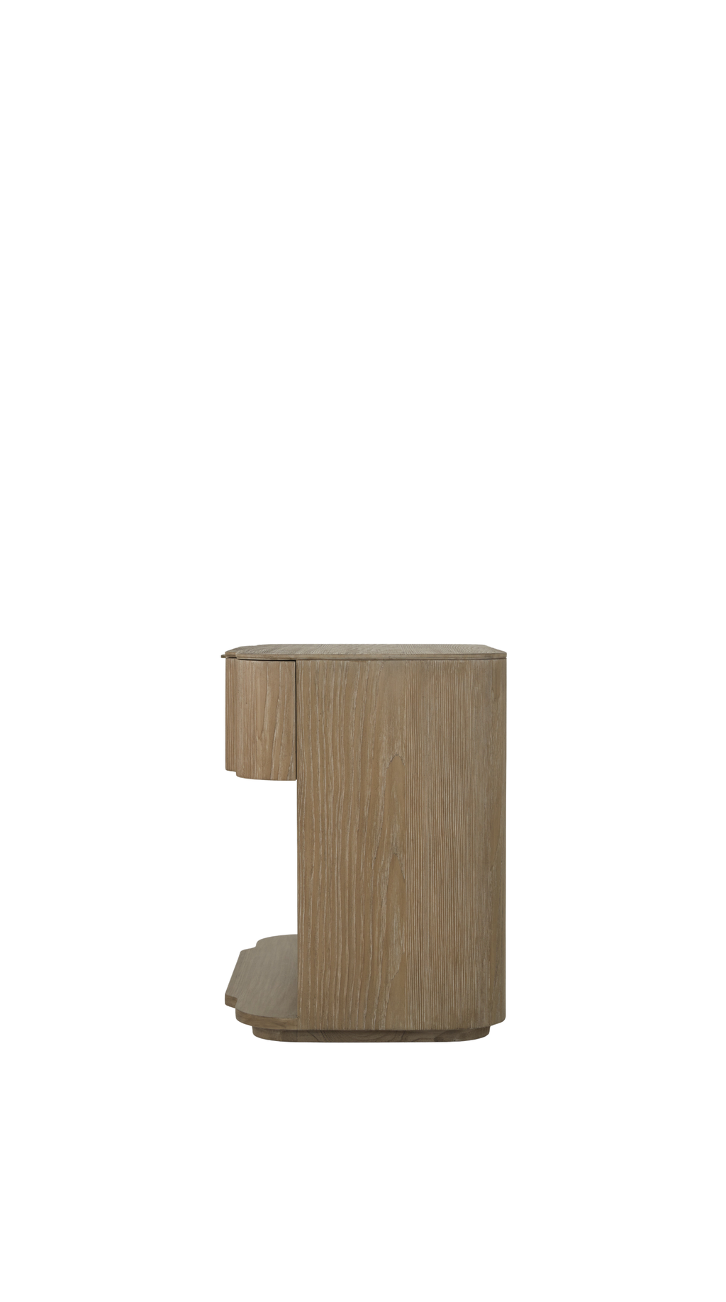 Kyoto Nightstand - Open, 32W - Finish Greige Fir
