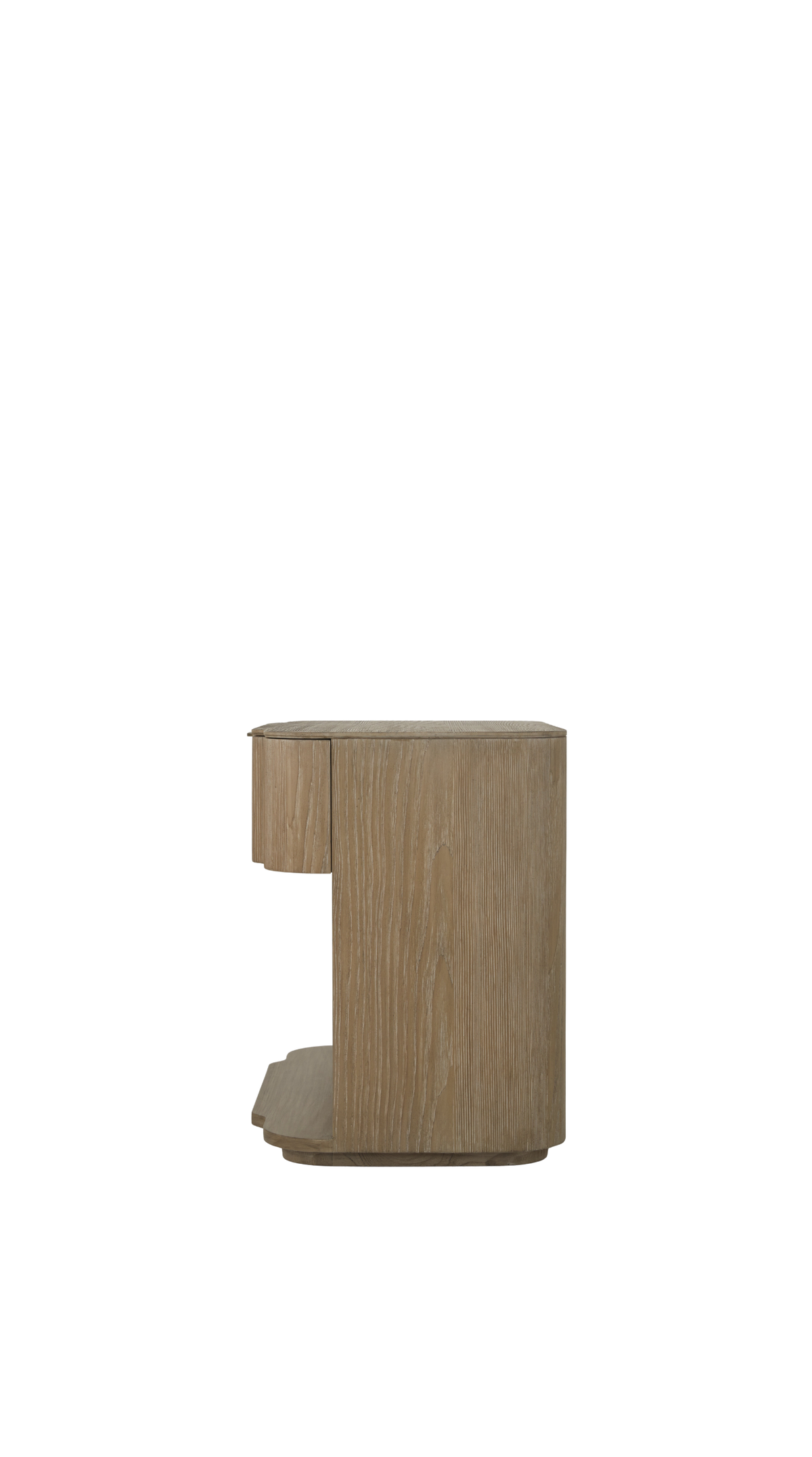 Kyoto Nightstand - Open, 32W - Finish Greige Fir