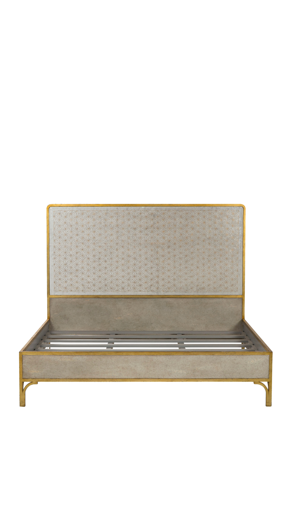 Gilded Star Mirror Bed