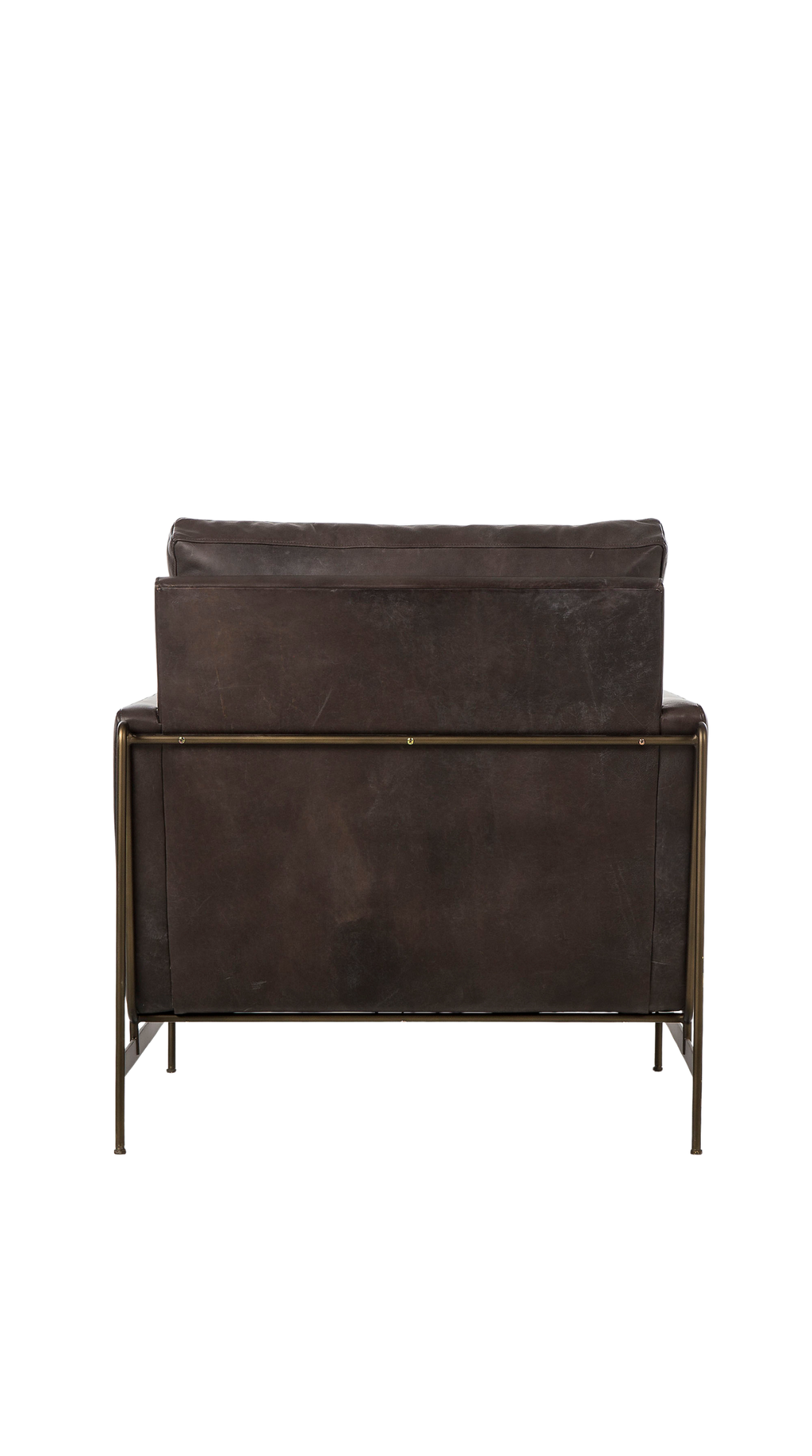 Vanessa Chair - Destroyed Black Leather