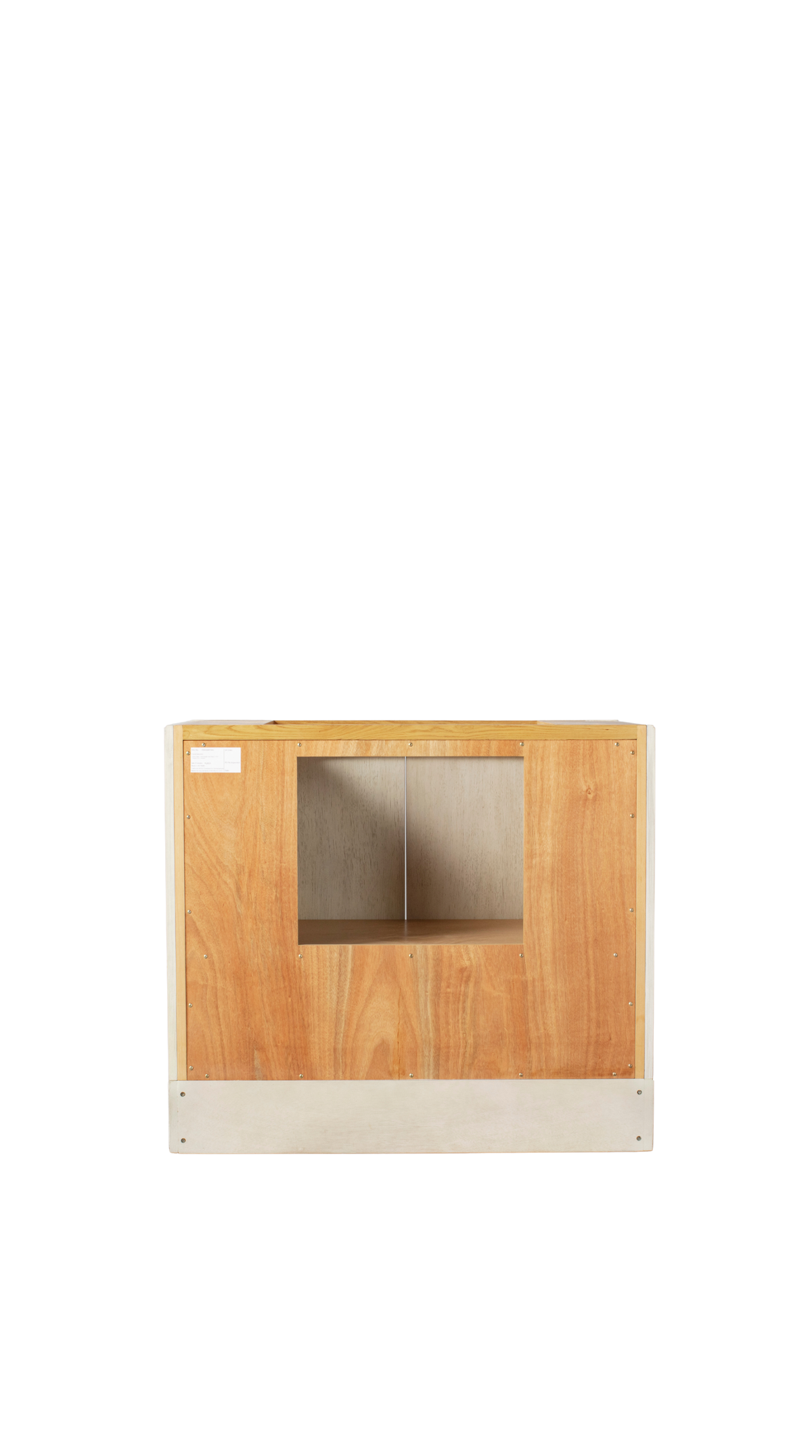Kalea Vanity - Oak Straight, Rail Shaker, 39W / Niagra Grey Stained