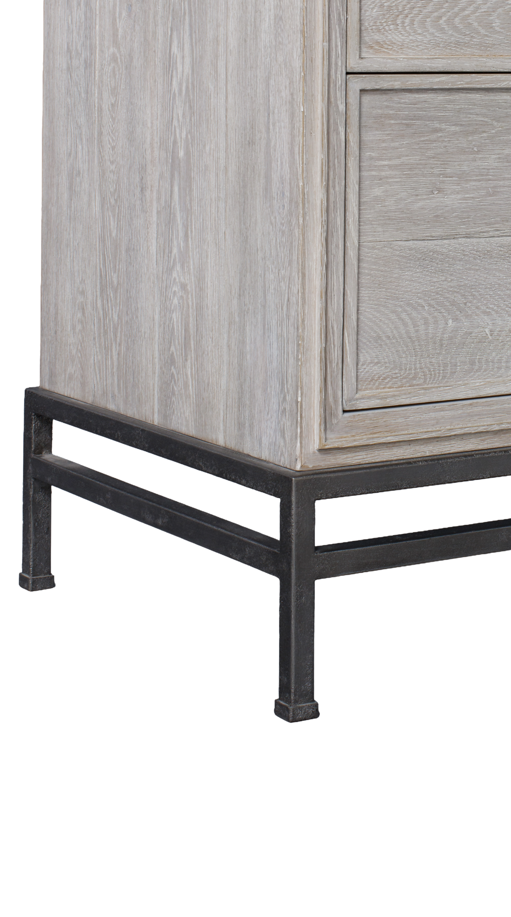 B2 Bedroom Nightstand / White Rustic Oak