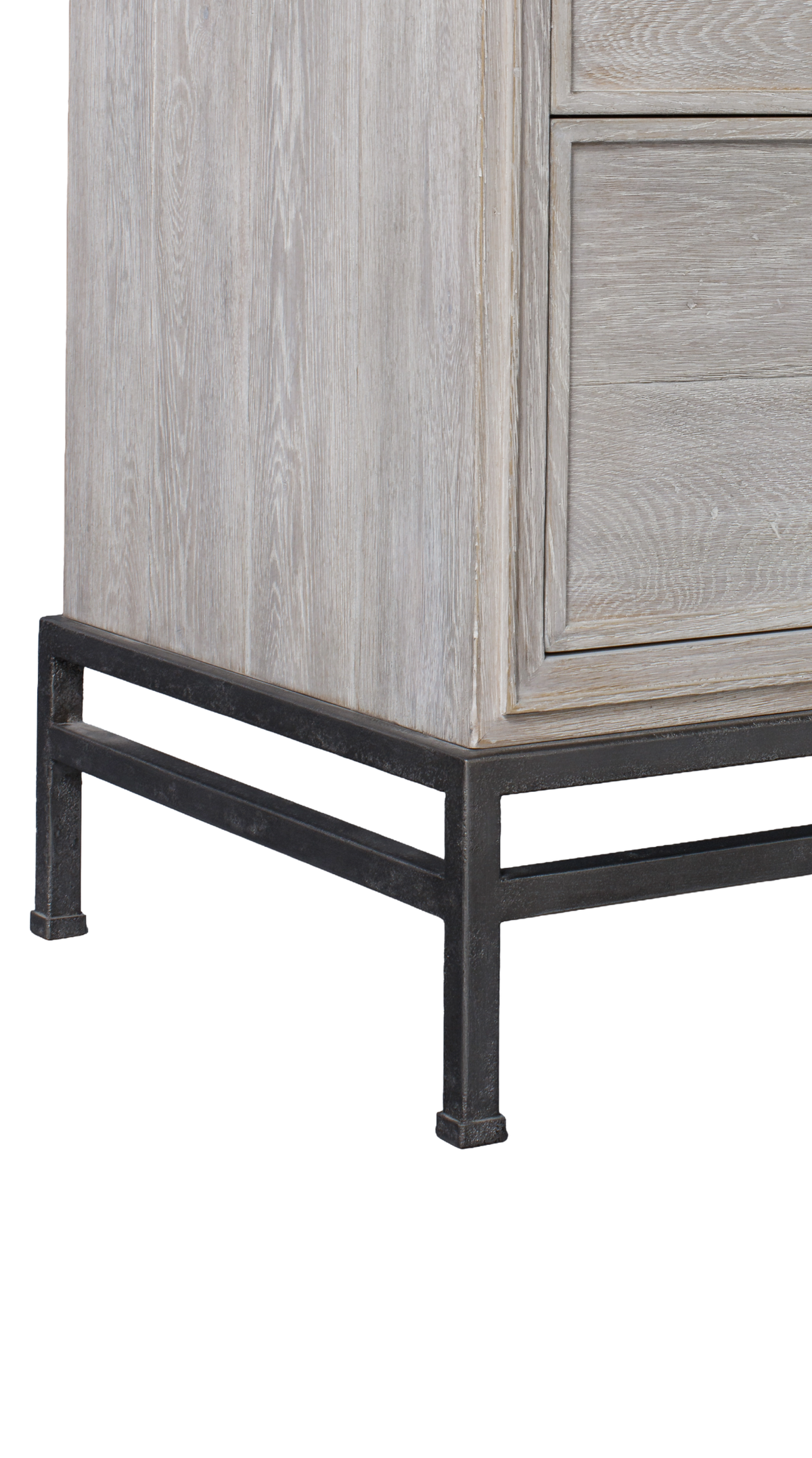 B2 Bedroom Nightstand / White Rustic Oak