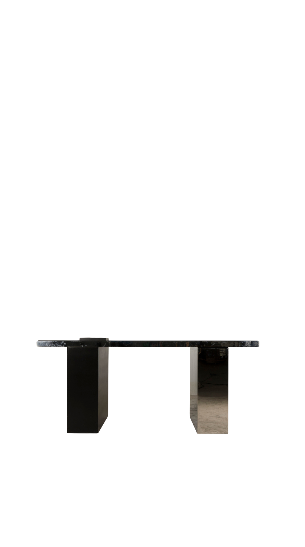 Picasso Desk - Study, Black Glass