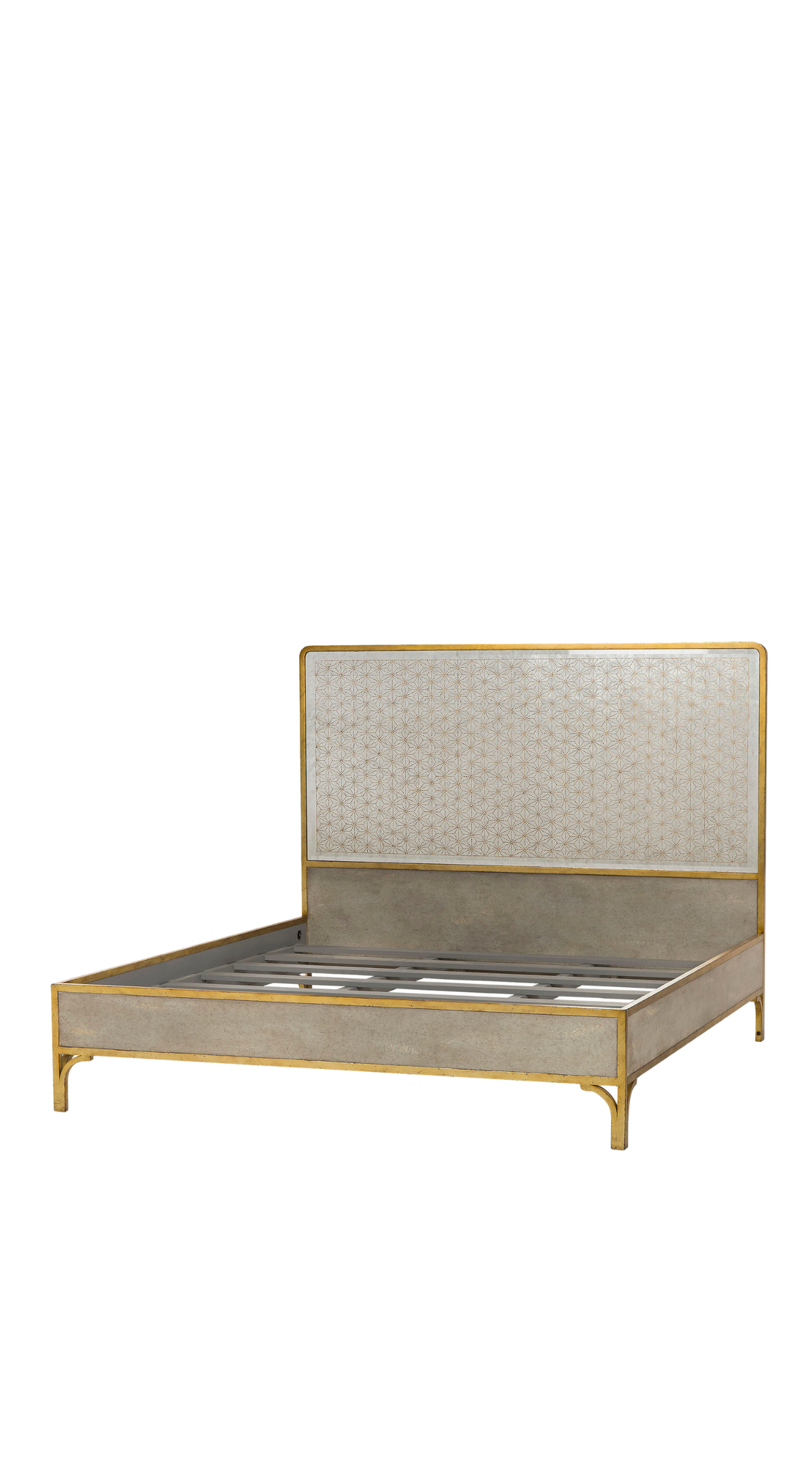 Gilded Star Mirror Bed