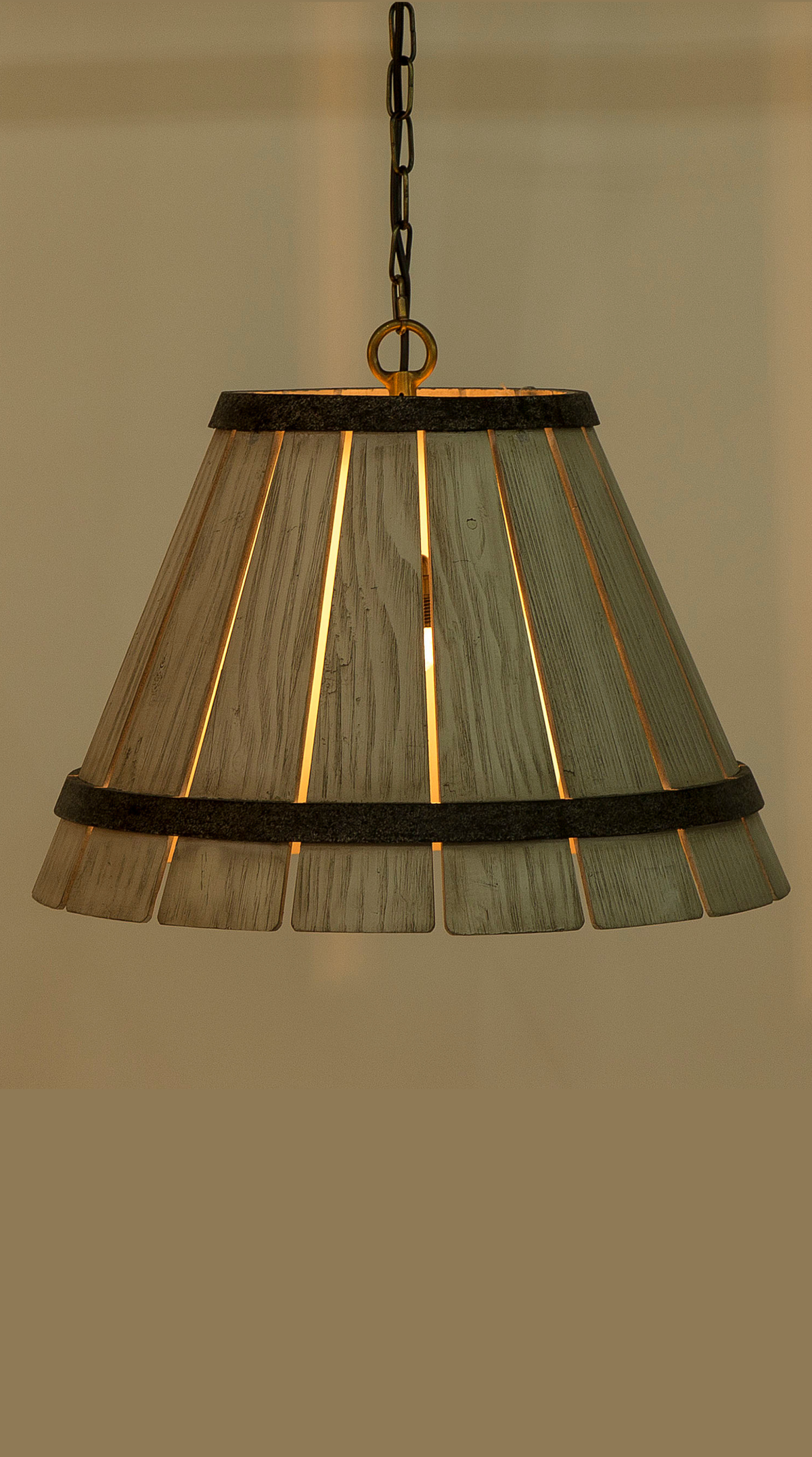 White Chip hanging shades