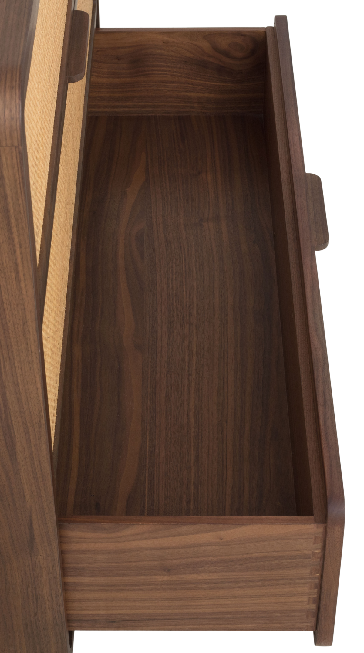 Santiago 3-Drawer Dresser - 45" | Caramel Walnut & Natural Cane