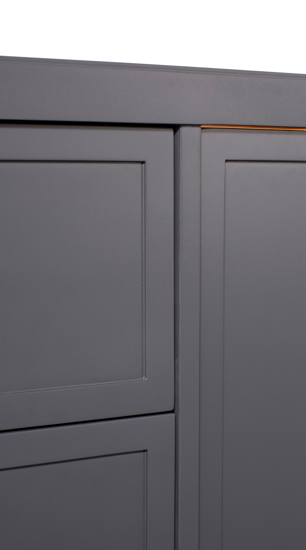 Kalea Vanity - Narrow Rail Shaker, 70W / Dark Grey