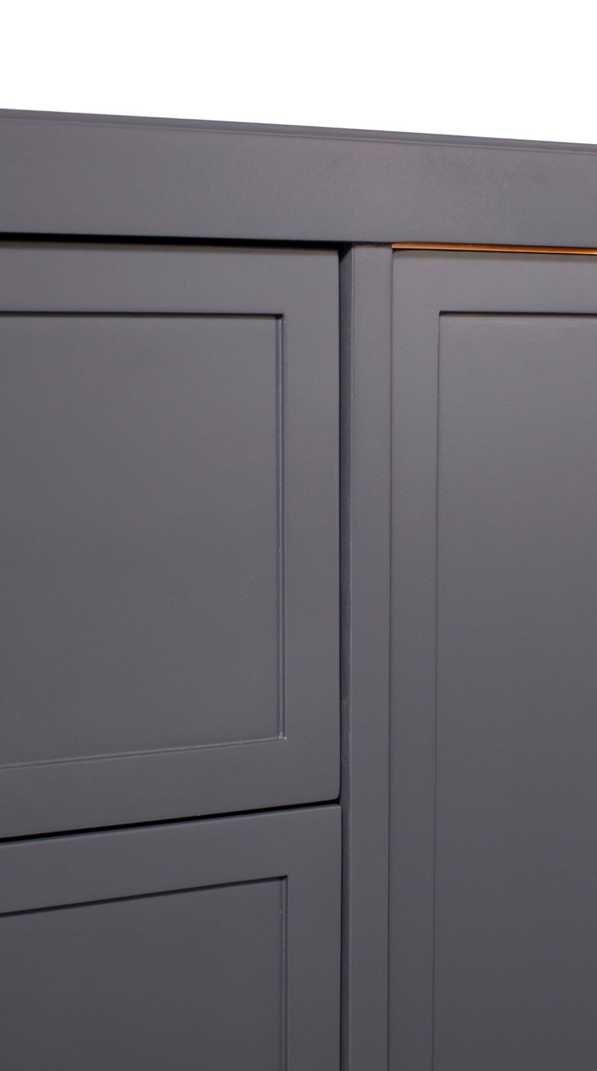 Kalea Vanity - Narrow Rail Shaker, 70W / Dark Grey