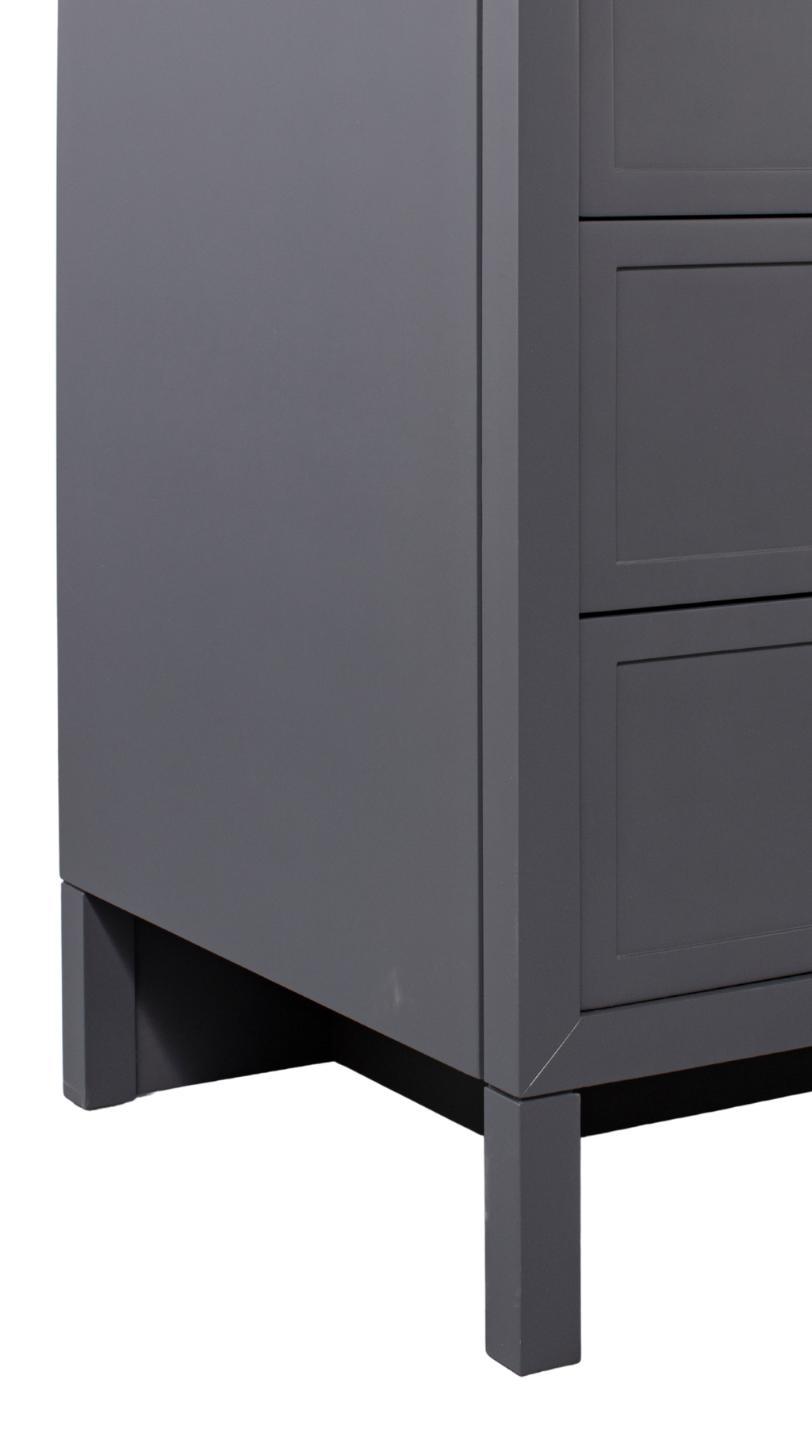 Kalea Vanity - Narrow Rail Shaker, 70W / Dark Grey